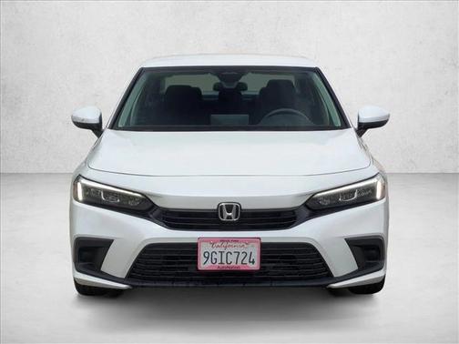 Platinum White Pearl 2023 Honda Civic LX
