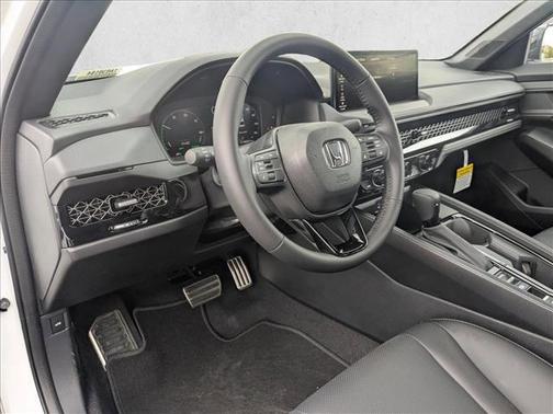 Platinum White Pearl 2026 Honda Accord Hybrid Sport-L