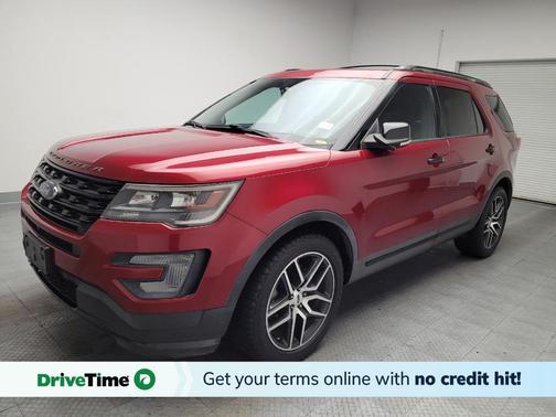 Ruby Red Metallic Tinted Clearcoat 2017 Ford Explorer sport