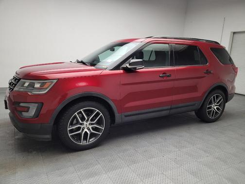 Ruby Red Metallic Tinted Clearcoat 2017 Ford Explorer sport