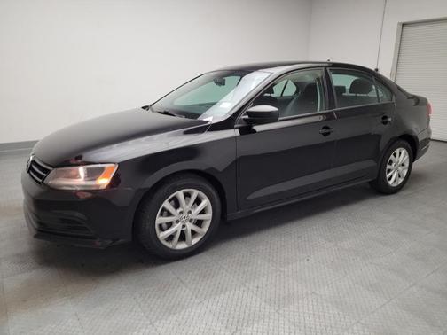 Black 2015 Volkswagen Jetta 1.8T SE