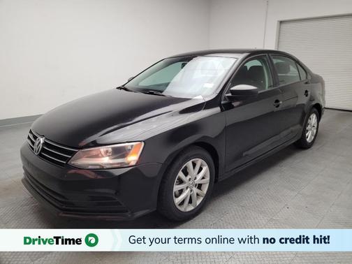 Black 2015 Volkswagen Jetta 1.8T SE