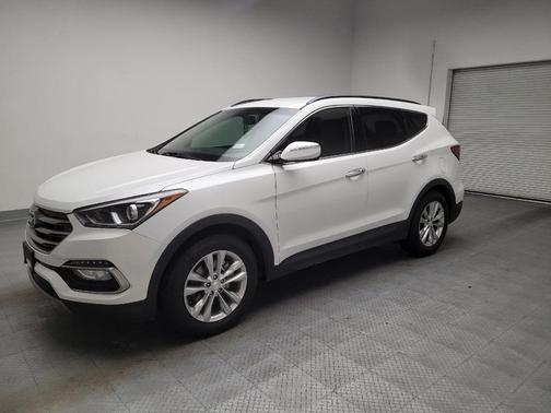 Pearl White 2018 Hyundai Santa Fe Sport 2.0L Turbo