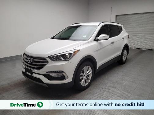 Pearl White 2018 Hyundai Santa Fe Sport 2.0L Turbo