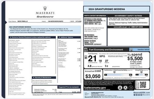 2024 Maserati GranTurismo Modena