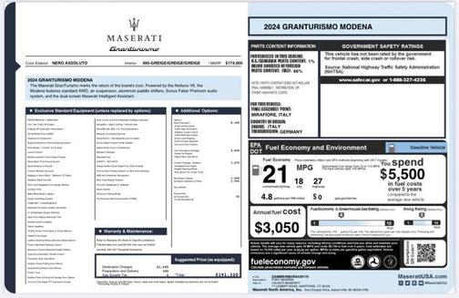 2024 Maserati GranTurismo Modena