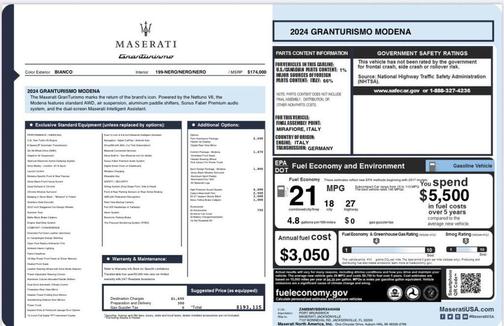 2024 Maserati GranTurismo Modena