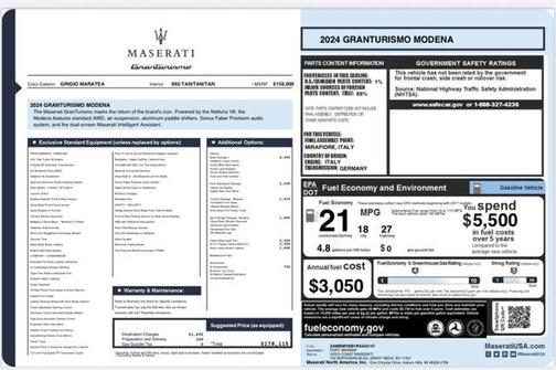 2024 Maserati GranTurismo Modena