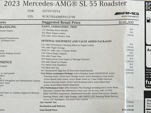 2023 Mercedes-Benz AMG SL 55 Base