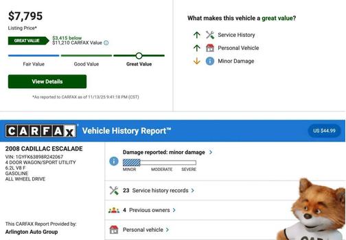 2008 Cadillac Escalade Sport