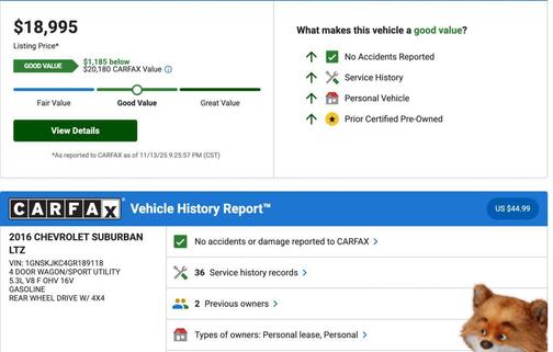 2016 Chevrolet Suburban LTZ