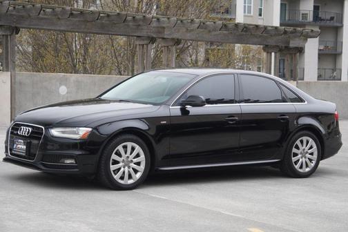 Black 2015 Audi A4 2.0T Premium