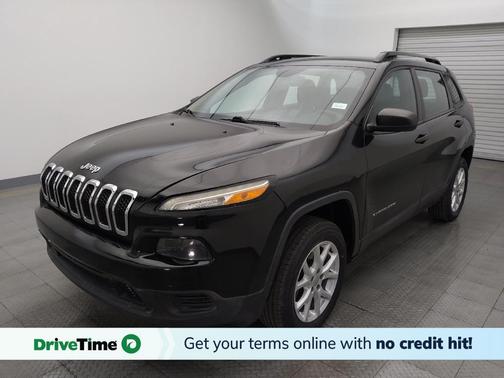 Brilliant Black Crystal Pearlcoat 2016 Jeep Cherokee Sport
