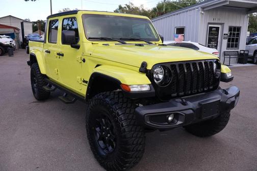 Yellow 2023 Jeep Gladiator Sport