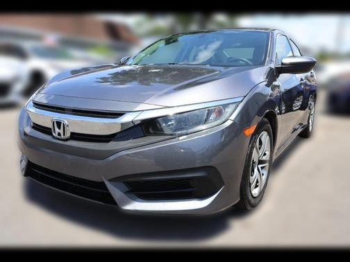 Gray 2016 Honda Civic LX