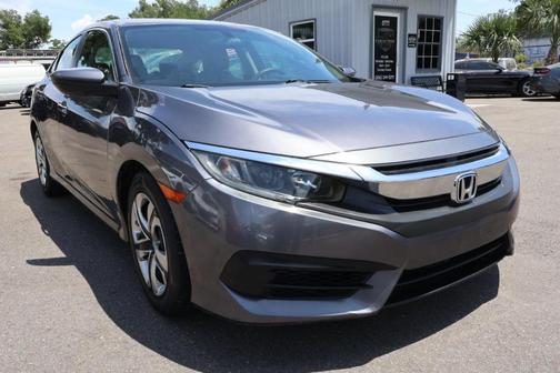 Gray 2016 Honda Civic LX