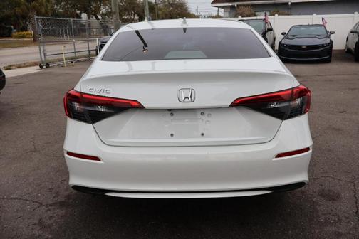 White 2023 Honda Civic LX