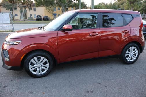Red 2021 Kia Soul LX