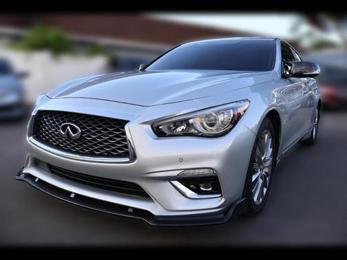 Silver 2020 INFINITI Q50 3.0t LUXE