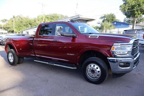 Red 2022 RAM 3500 Laramie