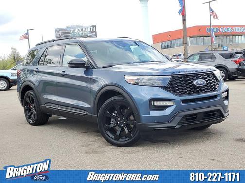 Blue Metallic 2020 Ford Explorer ST