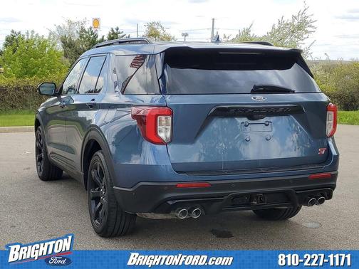Blue Metallic 2020 Ford Explorer ST