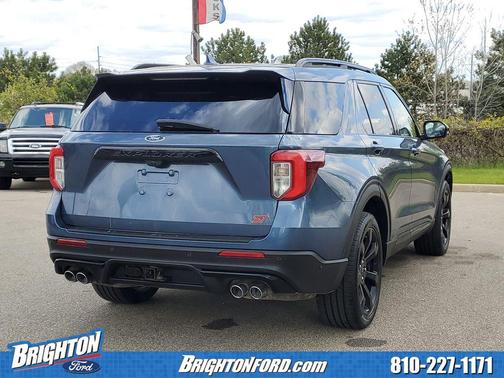 Blue Metallic 2020 Ford Explorer ST