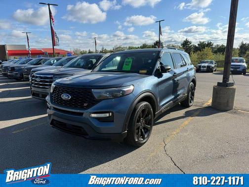 Blue Metallic 2020 Ford Explorer ST