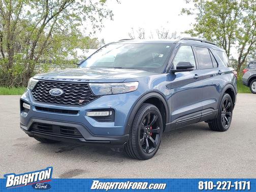 Blue Metallic 2020 Ford Explorer ST