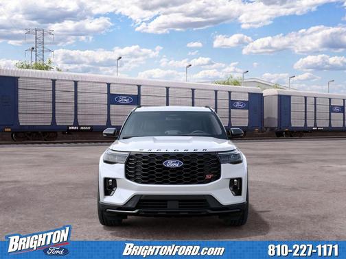 Star White Metallic Tri-Coat 2027 Ford Explorer ST