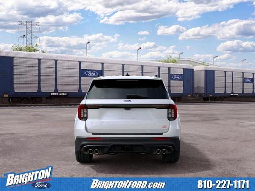Star White Metallic Tri-Coat 2027 Ford Explorer ST