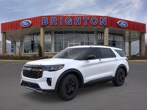 Star White Metallic Tri-Coat 2026 Ford Explorer Tremor