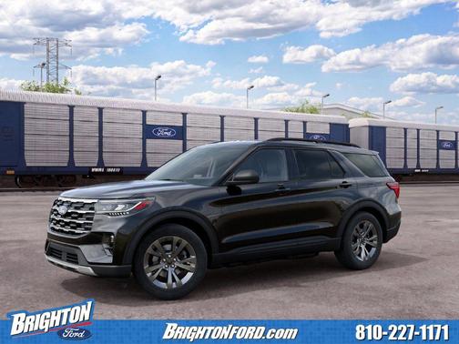 Agate Black Metallic 2027 Ford Explorer Active