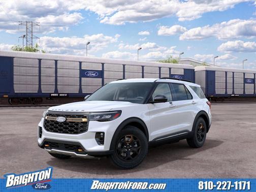 Star White Metallic Tri-Coat 2027 Ford Explorer Tremor