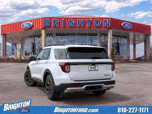 Star White Metallic Tri-Coat 2027 Ford Explorer Tremor
