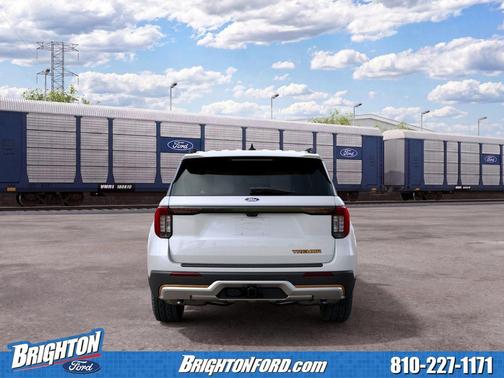 Star White Metallic Tri-Coat 2027 Ford Explorer Tremor