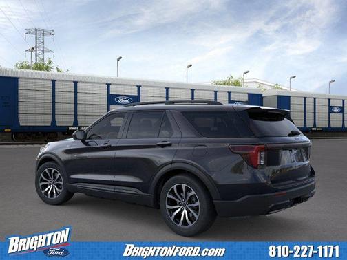 Agate Black Metallic 2026 Ford Explorer ST-Line