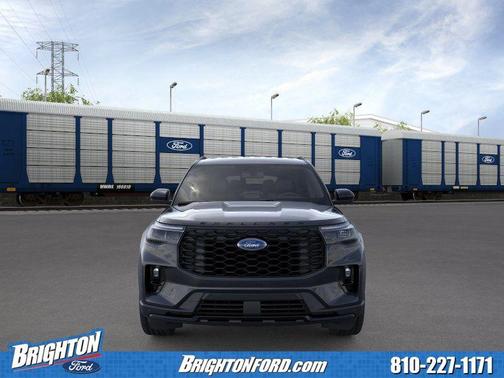 Agate Black Metallic 2026 Ford Explorer ST-Line