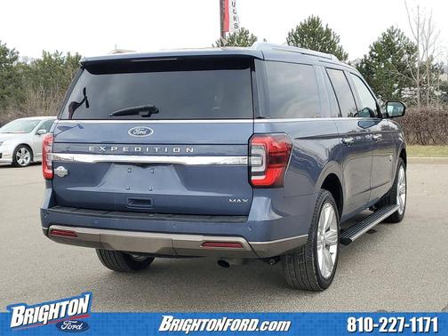 Infinite Blue Metallic Tinted Clearcoat 2022 Ford Expedition Max King Ranch