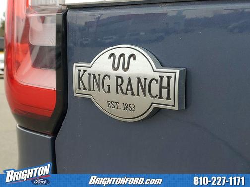 Infinite Blue Metallic Tinted Clearcoat 2022 Ford Expedition Max King Ranch