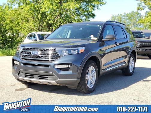 Stone Blue Metallic 2024 Ford Explorer XLT