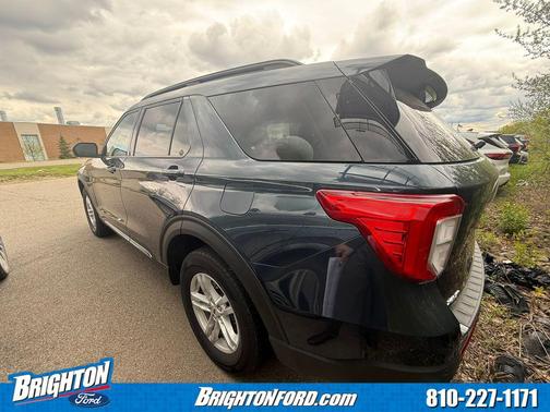 Stone Blue Metallic 2024 Ford Explorer XLT