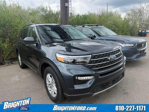 Stone Blue Metallic 2024 Ford Explorer XLT