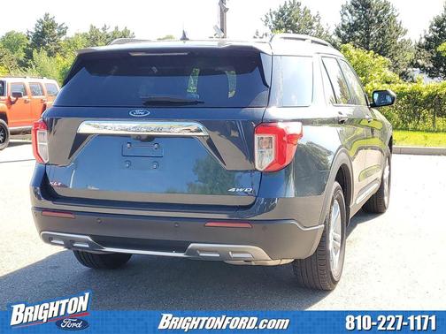 Stone Blue Metallic 2024 Ford Explorer XLT