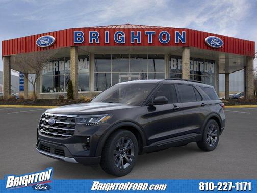 Agate Black Metallic 2026 Ford Explorer Active w/200A Pkg