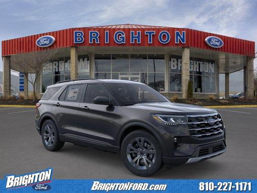Agate Black Metallic 2026 Ford Explorer Active w/200A Pkg