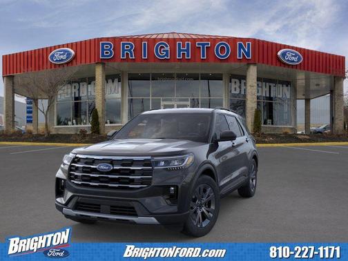 Agate Black Metallic 2026 Ford Explorer Active w/200A Pkg