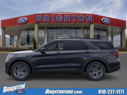 Agate Black Metallic 2026 Ford Explorer Active w/200A Pkg