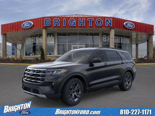 Agate Black Metallic 2026 Ford Explorer Active w/200A Pkg