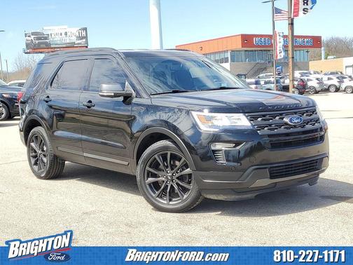 Shadow Black 2018 Ford Explorer XLT